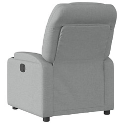 Acheter vidaXL Fauteuil inclinable Gris clair Tissu