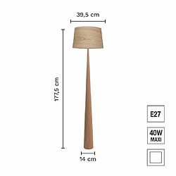 Aluminor Lampadaire salon Lampadaire TOTEM Bois pas cher