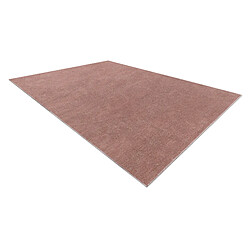 RUGSX Tapis VISCO rose 8 peluche, IMITATION FOURRURE DE LAPIN 120x170 cm