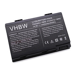 Vhbw Batterie Li-Ion 4400mAh 14.8V noire pour TOSHIBA Satellite M35X-S349, remplace les modèles PA3395U-1BRS, PA3421U-1BRS