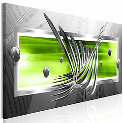 Paris Prix Tableau Imprimé Silver Wings Narrow Green 40 x 120 cm