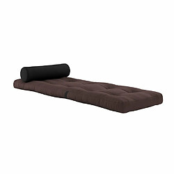 Inside 75 Fauteuil futon convertible WRAP couleur marron