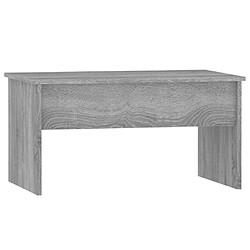 Avis Maison Chic Tabls basse,Table Console pour salon Sonoma gris 80x50,5x41,5 cm Bois d'ingénierie -MN65035