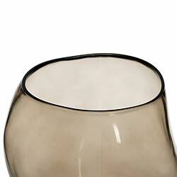 BigBuy Home Vase Taupe Verre 18,5 x 19,5 x 19,5 cm