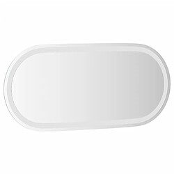 Acheter Maison Chic Miroir à LED,Miroir Lumineux LED pour salle de bain,Miroir decoration 80x35 cm ovale -MN16182