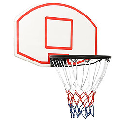 vidaXL Panneau de basket-ball Blanc 71x45x2 cm Polyéthylène