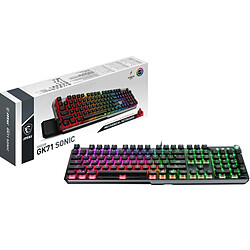 Clavier pour jeu MSI Vigor GK71 Espagnol Qwerty