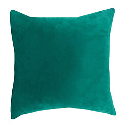 Avis Housse De Coussin En Velours Doux Taie D'oreiller De Couleur Unie Bleu Paon-45x45cm