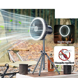 Avis Ventilateur de Camping Portable Ventilateur électrique de Trépied d'Éclairage LED de Bureau Rechargeable