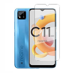 2 Film vitre pour téléphone mobile Realme C11 2021 6,52" RMX3231 verre trempé de protection transparent -Visiodirect-