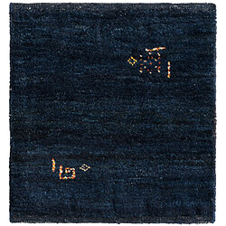 Avis Vidal Tapis de laine 50x45 Bleu Gabbeh