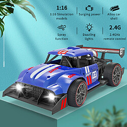 Avis 4WD RC Car 1/16 High Speed Stuning Cars RTR RC Vechicle Toy Pour Les Garçons Bleu