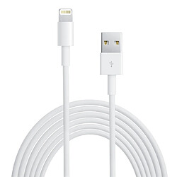 Acheter Wewoo Câble blanc pour iPhone 6 & 6 Plus, 5 & 5S & 5C, iOS 8.0 2m Super qualité multibrins TPE matériel USB Sync Data Cable de charge,