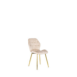 Vivaldi Chaise LUCKY Beige Velours