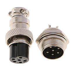 1 Paire GX16 Air Plug Aviation Plug And Socket Connectors Plug Socket 6 Pin