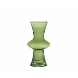 Vase Alexandra House Living Vert Verre 13 x 25 x 13 cm 