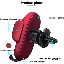 Avis Universal Téléphone de chargeur intelligent sans fil de voiture 360 Induction automatique sans fil 10W Fonde rapide