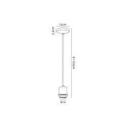 Avis Luminaire Center Suspension Dreifa Chromé noir