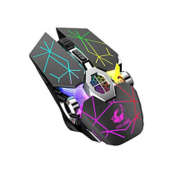 Yonis Souris Gaming Sans Fil 2400 DPI Silencieuse Lumineuse