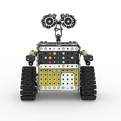 Universal Blocs télécommandés Assemblage Évitement RC Robot Toy for Children Robot Toys | RC Robot (Silver) pas cher