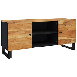 Maison Chic Meuble TV scandinave - Banc TV pour salon 105x33x46 cm Bois d'acacia massif -MN39861