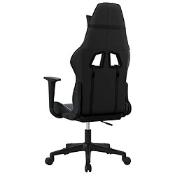 Maison Chic Chaise de jeu, Chaise gaming, Fauteuil gamer d'ordinateur,Chaise de Bureau Noir Similicuir -GKD25161 pas cher