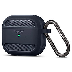 Ozzzo spigen rugged armor coque pour airpods 3 charcoal gris