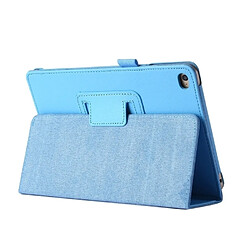 Wewoo Housse Étui Coque de protection en cuir PU à rabat horizontal avec support pour iPad Mini 2019 bleu clair pas cher