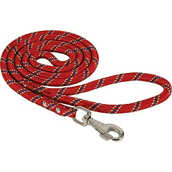 Avis ZOLUX Laisse nylon corde 13 mm rouge 6 mètres