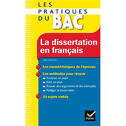 La dissertation en français - Occasion