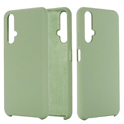 Wewoo Coque Étui de protection étanche en silicone liquide de couleur unie pour Huawei Honor 20 vert