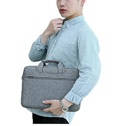 Acheter General 15,6 pouces, porte-documents d'affaires cadeaux pour hommes femmes, sac à bandoulière résistant à l'eau avec sangle, sac de bureau durable, étui pour ordinateur portable pour ordinateur/ordinateur portable/MacBook(gris)