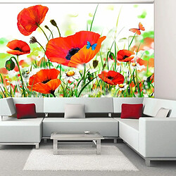 Paris Prix Papier Peint Country Poppies 154 x 200 cm