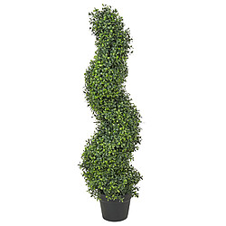 Beliani Plante artificielle BUXUS SPIRAL TREE 98 cm