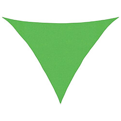 vidaXL Voile d'ombrage 160 g/m² Vert clair 3x3x4,2 m PEHD