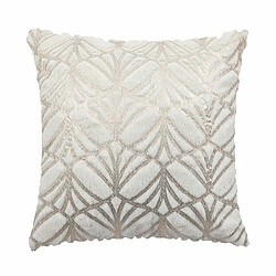 Coussin Romimex Blanc Argenté 5 x 45 x 45 cm