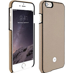 Coque Just Mobile Quattro Leather beige pour iPhone 6s