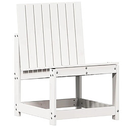 Acheter Maison Chic Ensemble de salle à manger de jardin 3 pcs,Table et chaises d'extérieur blanc bois massif de pin -GKD771030