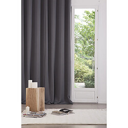 Atmosphera, Createur D'Interieur 2 Rideaux Occultant - 240 x 135 cm. - Gris Foncé