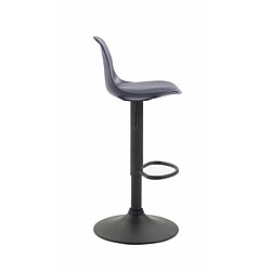 Avis Non Tabouret de bar Kiel simili cuir noir