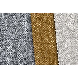 Acheter Courtois Laville Canapé d'angle gauche, 5 places, LUCANO, Tissu Gris