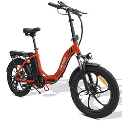 Vélo électrique FAFREES F20 Pliable 36V 250W 15Ah Batterie Maximum speed 25km/h Red