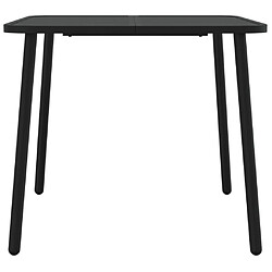 Avis Maison Chic Table de jardin | Table d'extérieur anthracite 80x80x71 cm acier -GKD84102