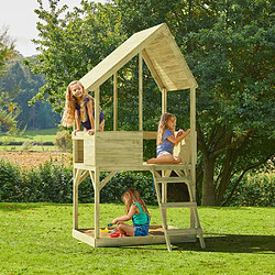 Tp Toys Cabane enfant sur pilotis avec bac à sable Lookout Sans glissière.