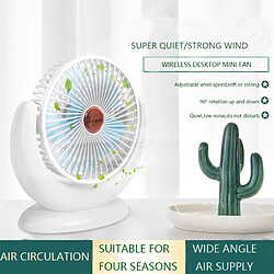 Avis Universal Ventilateur de bureau USB de refroidissement portable 3 vitesses Mini-ventilateur personnel avec 90 angles de rotation réglables, bureau