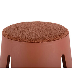 Acheter LEITMOTIV Lot de 3 tabourets Keystone - Terracotta