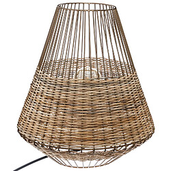 Atmosphera, Createur D'Interieur Lampe en osier Cheraw - Beige Atmosphera - Lampe en osier Cheraw - Beige - Nature