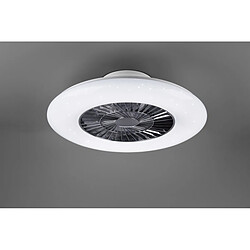 Avis Lumière Visby Ventilateur de Plafond Moderne Chrome 3000-6500K Télécommande