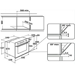 Avis Four intégrable multifonction 73l 60cm a+ pyrolyse noir - akz96290nb - WHIRLPOOL