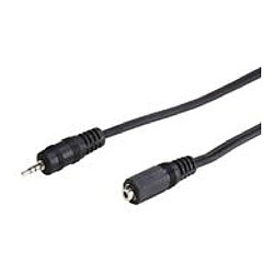 Disney MicroConnect 33723 Câble audio M/ F - 2M 2,5 mm Noir